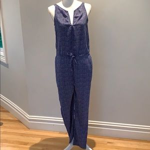 Gap Cobalt Blue and White Romper